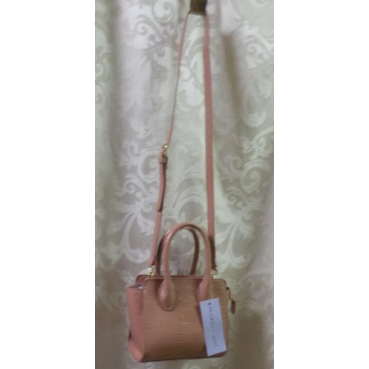 Madden Girl 2 Way Purse Satchel Crossbody Blush Pink 8.75 X 10 Leathe