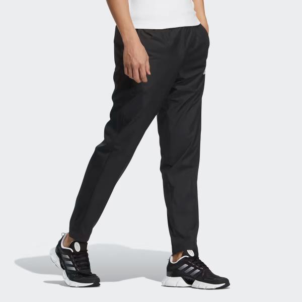 Adidas Men`s Basic Black Wind Pants Nylon Pant Sports Small