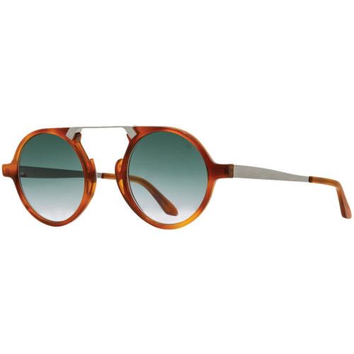 American Optical Oxford Havana Modern Round Sunglasses - OXF244ST Egn - Usa
