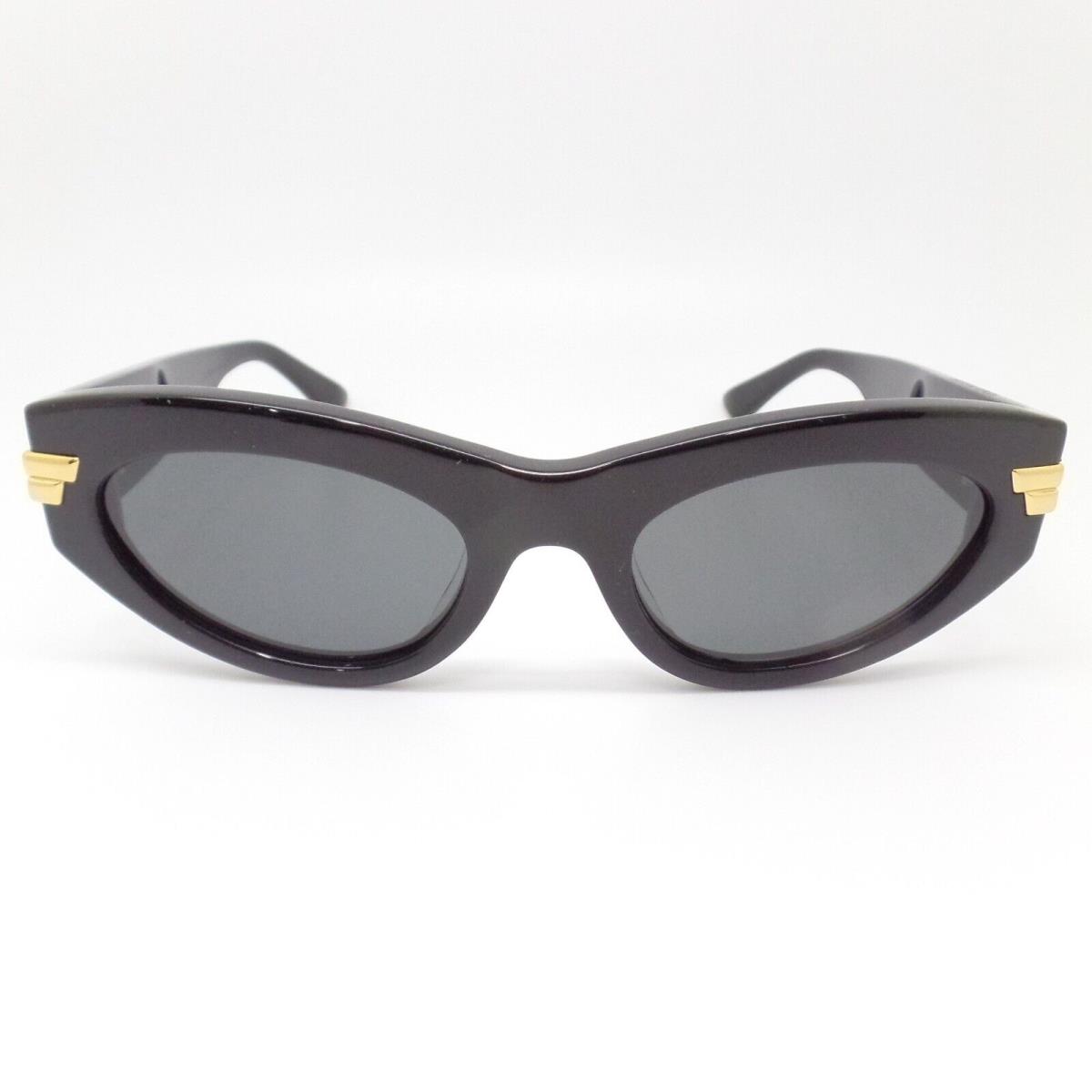 Bottega Veneta BV1189S 001 Black Grey Sunglasses