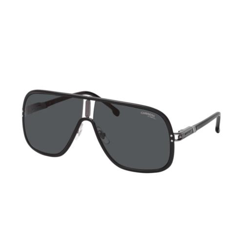 Carrera Flaglab 11 003 IR Sunglasses Matte Black Frame Grey Lenses 64mm