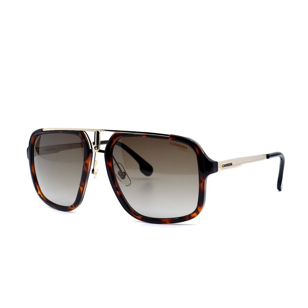 Carrera CA 1004/S Havana Gold Brown Men`s Sunglasses