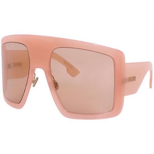 Christian Dior DiorSoLight1 SoLight-1 Fwm/ho Sunglasses Women`s Nude/brown Lens - Frame: Pink, Lens: Orange