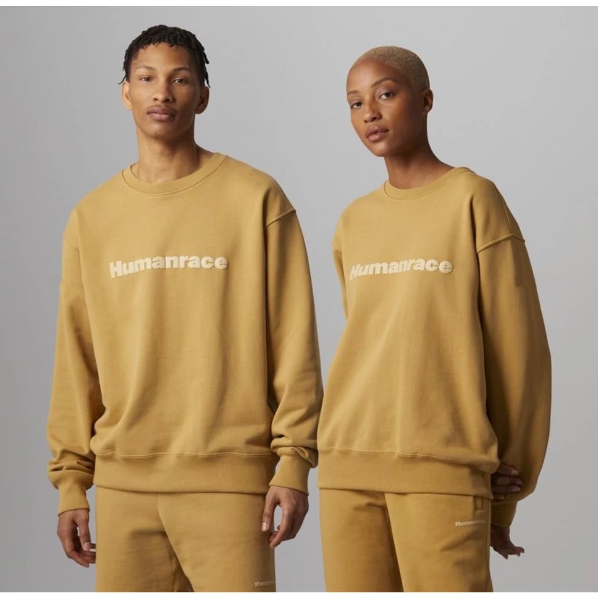 Adidas x Humanrace By Pharrell Williams Basics Sweatshirt HI5542 S.m.xl Was$110