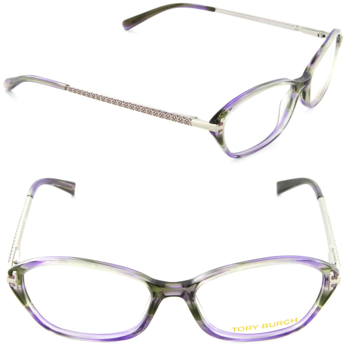 Tory Burch TY 2008 745 50mm Oval Eyeglasses Purple / Demo Lens Closeout
