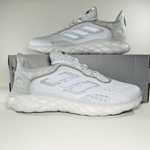 Adidas Web Boost Running Shoes Men Athletic Sneakers White Grey Trainers GZ0934