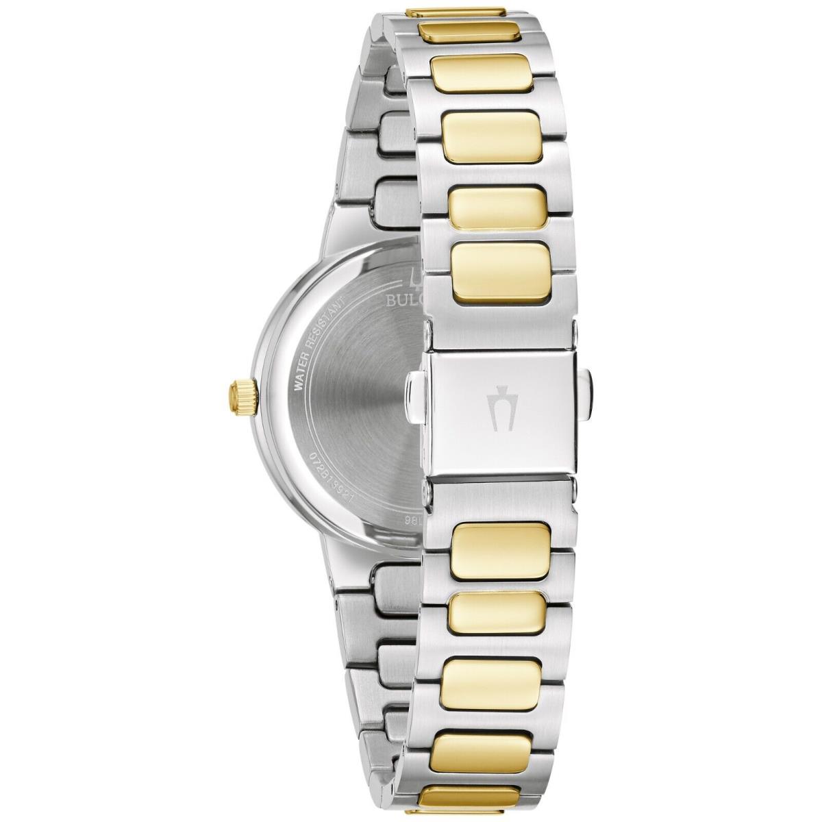 Bulova Women`s Quartz Silvergold Stainless Steel Romannumerals Watch 32MM 98L285