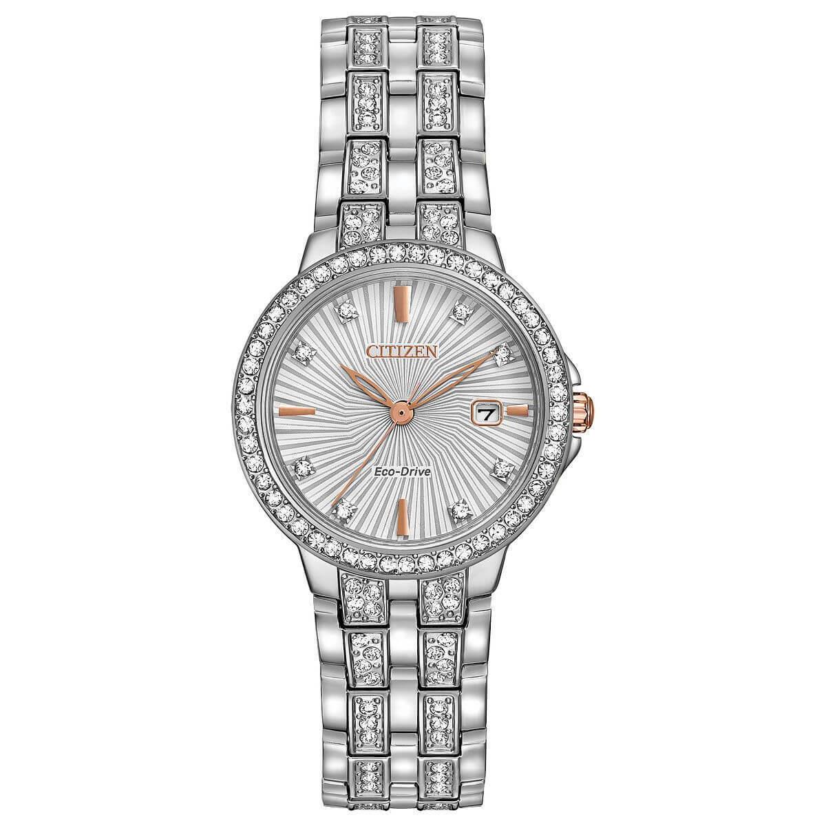 Citizen Silhouette Crystal EW2340-58A Ladies 28mm Watch