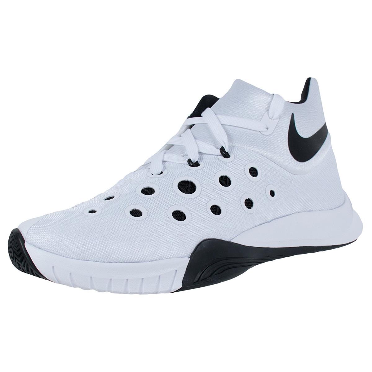 Nike Men`s Zoom Hyperquickness 2015 Basketball Shoes White/Black