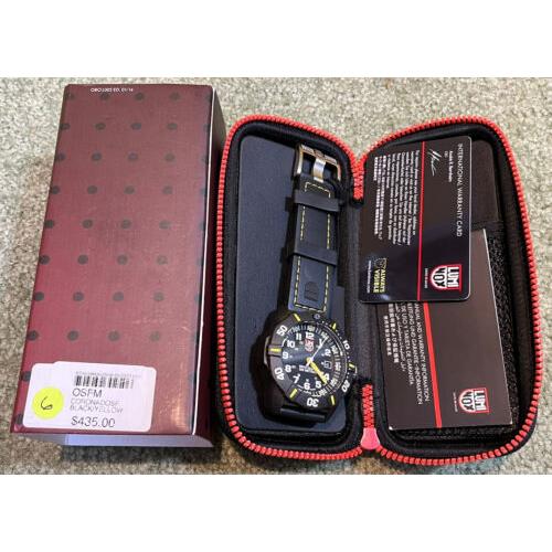 Luminox Navy Seal Limited 3050 Quartz Date Wristwatch w Case Tags Box