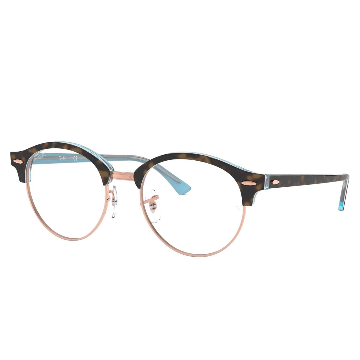 Ray Ban RX4246V 5885 Havana On Light Blue 49/19/140 Eyeglasses