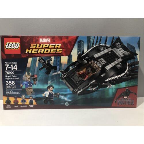 Lego Marvel 76100 Royal Talon Fighter Attack Black Panther
