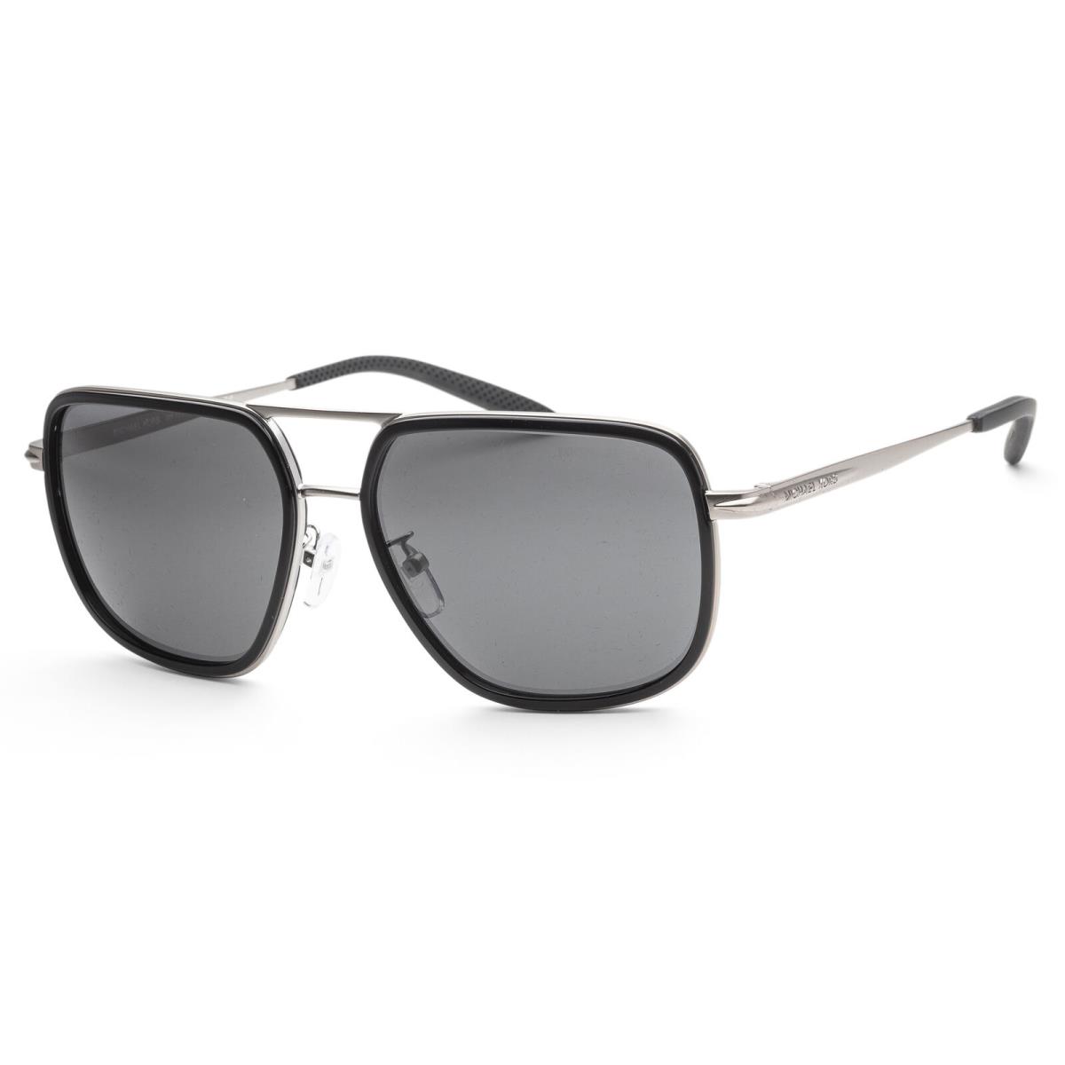 Michael Kors Men`s MK1110-120687 Del Ray 59mm Matte Silver Sunglasses