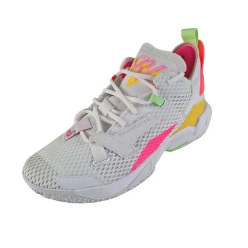 Nike Air Jordan Why Not Zero.4 White Basketball Mens Shoes CQ4230-102 Size 11