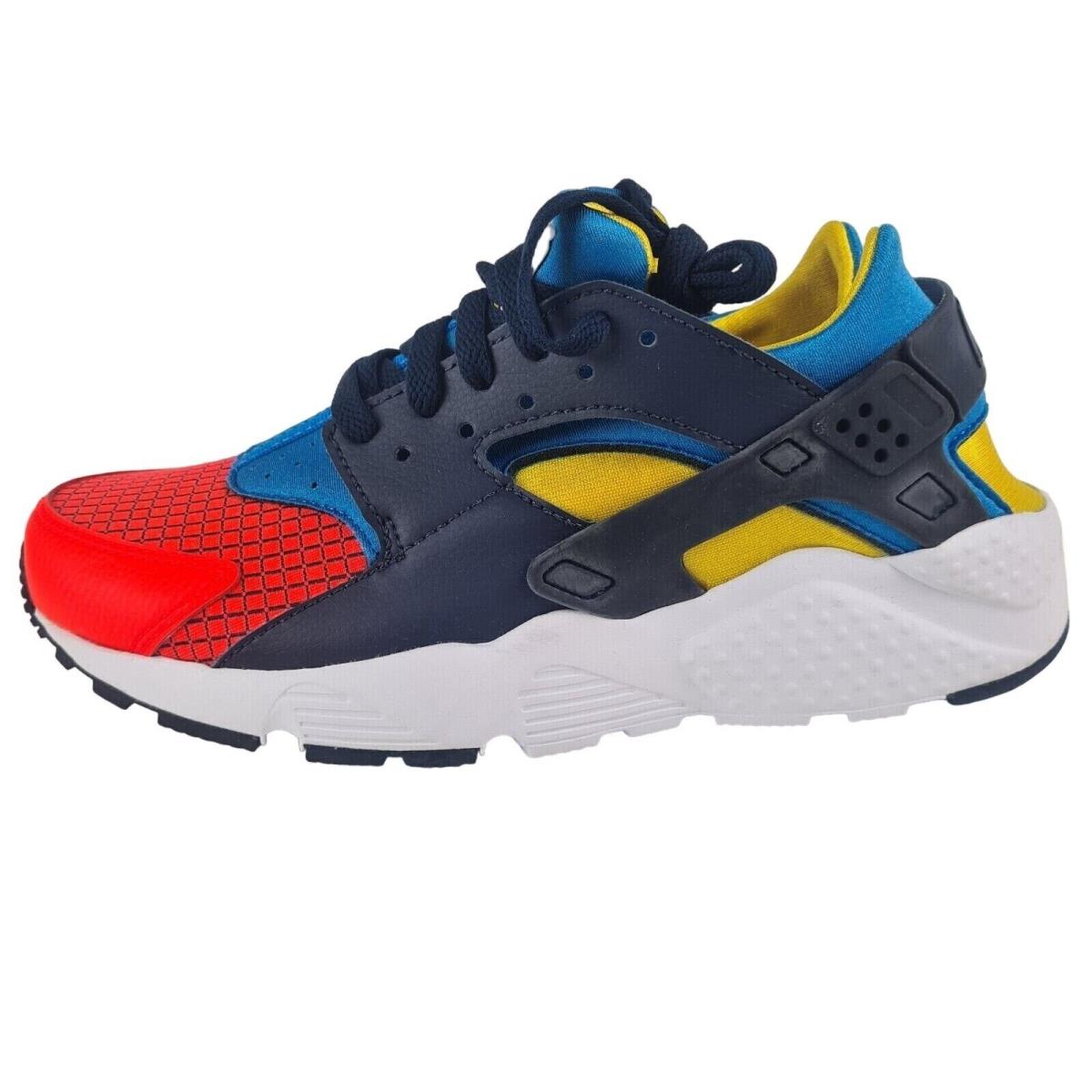 Nike Kid`s Huarache Run Now Shoes BQ7096 600 Athletic Bright Crimson Sz 6.5