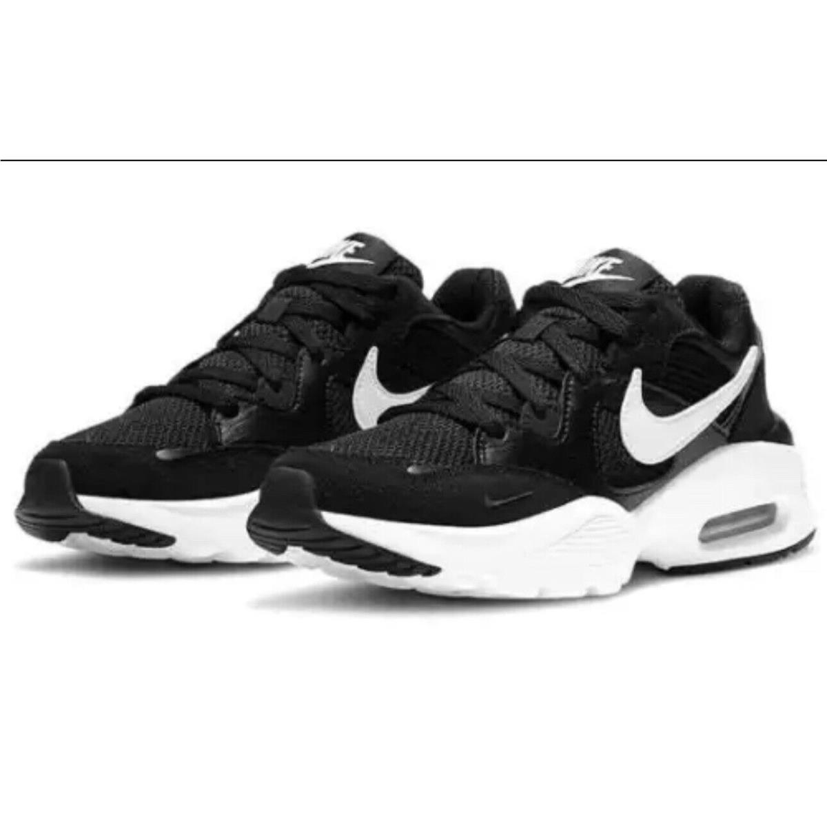 Nike Air Max Fusion Running Training Shoes Black White CJ1671-003 Womens Size 9