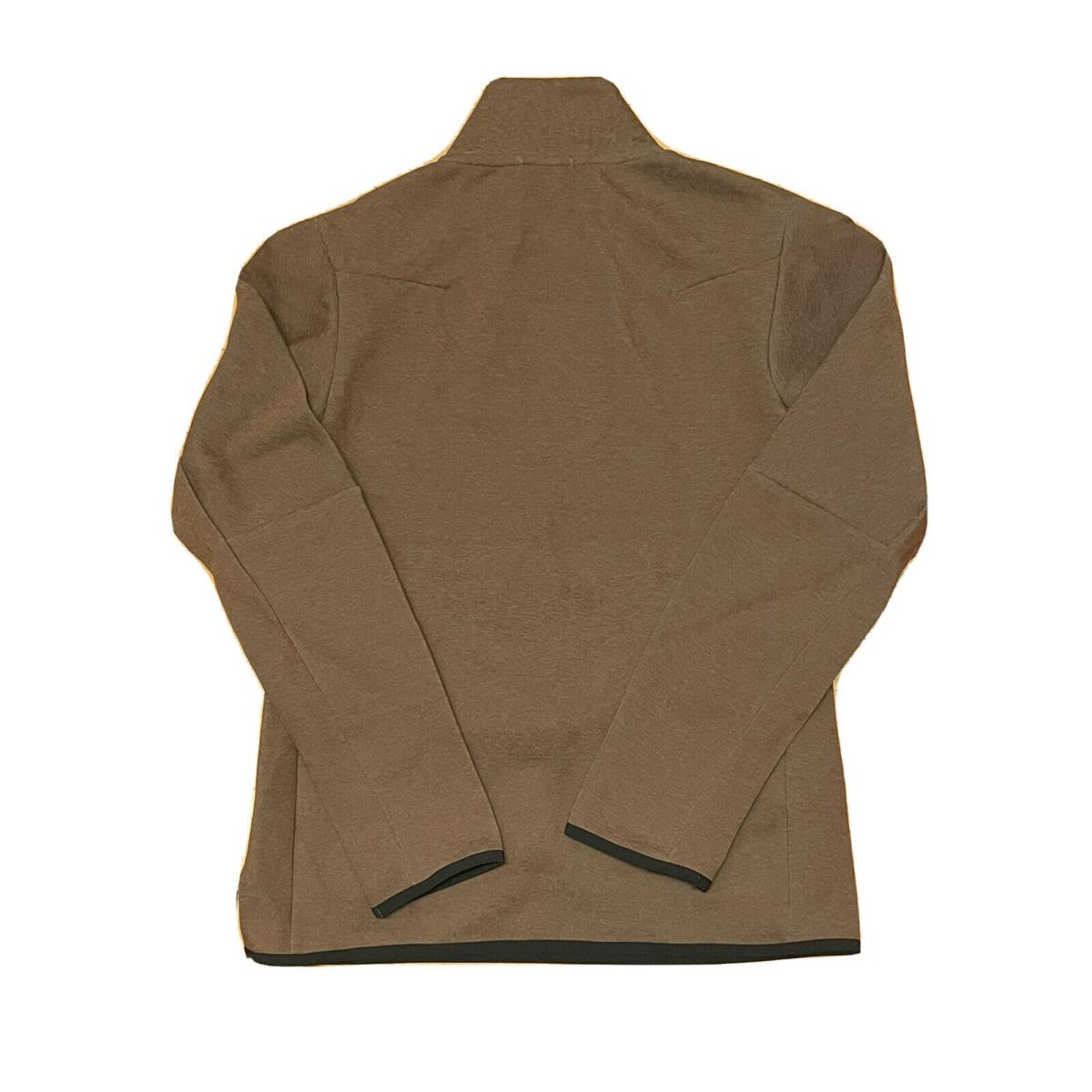 Nike Sportswear Tech Fleece Half-zip Sweatshirt Brown DQ4314-259 Size Small