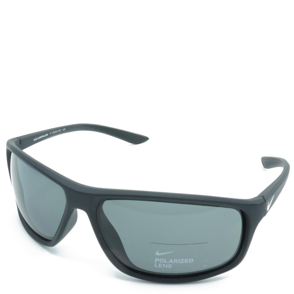 EV1114-013 Mens Nike Adrenaline P Polarized Sunglasses - Frame: Black