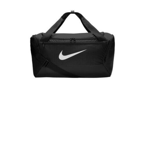 Nike Brasilia Small Duffel Black Shoe Compartment Durable Gym Bag - Black