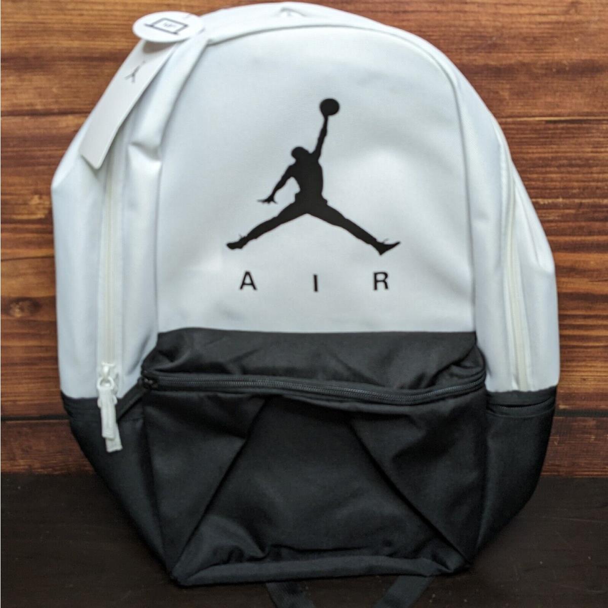 Nike Air Jordan Jumpman Classic White Black 13 Laptop Backpack 9A0289-F00