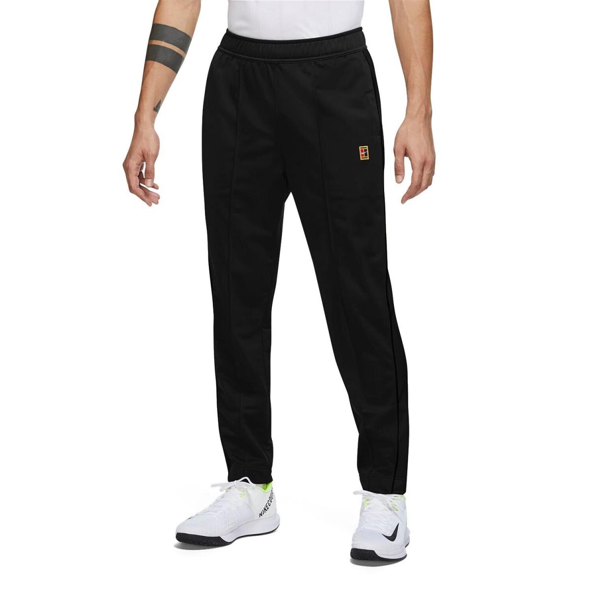 Nike Men`s Court Heritage Fleece Tennis Pants DC0621 010 Size L