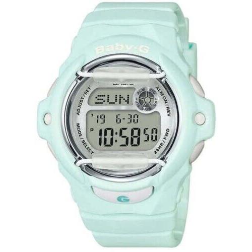 Casio Baby-g Blue Resin Strap Shock Resistant Digital Watch For Women BG-169U-3D