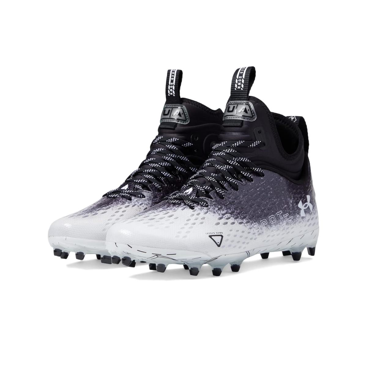 Man`s Sneakers Athletic Shoes Under Armour Spotlight Lux MC 2.0 Black/White/White