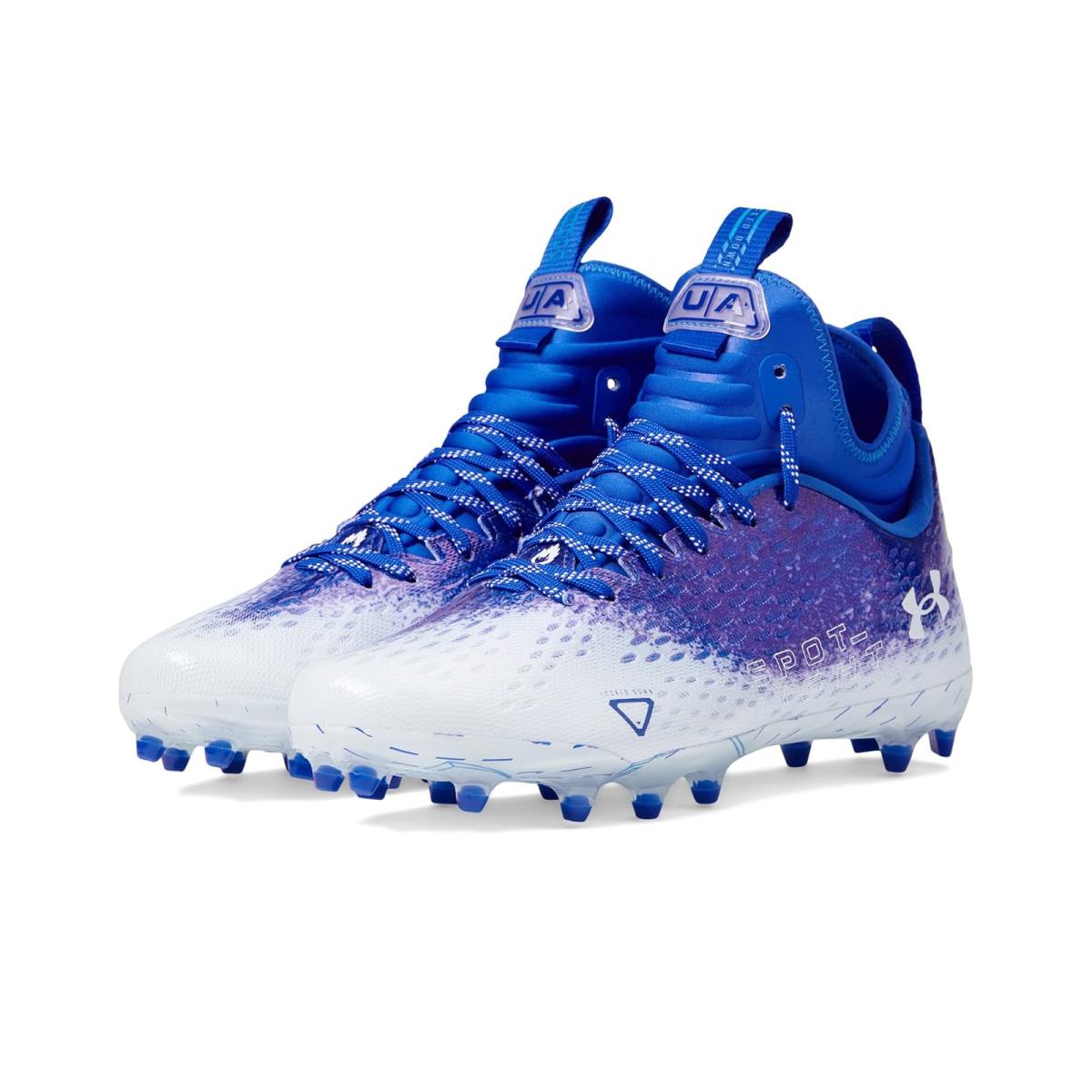 Man`s Sneakers Athletic Shoes Under Armour Spotlight Lux MC 2.0 Team Royal/White/White