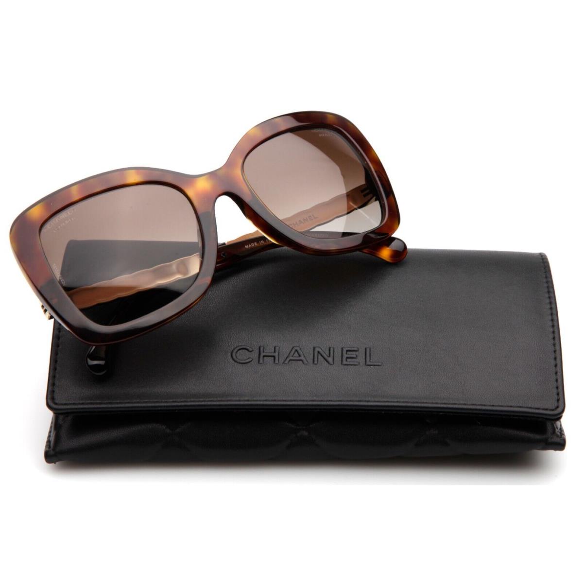Chanel 5370-A c.1580/S9 Havana Sunglasses 3P 54-21-135mm Italy