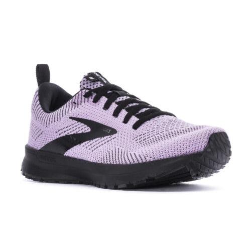 Brooks Revel 5 Lilac Black Women`s Running Shoes - Purple