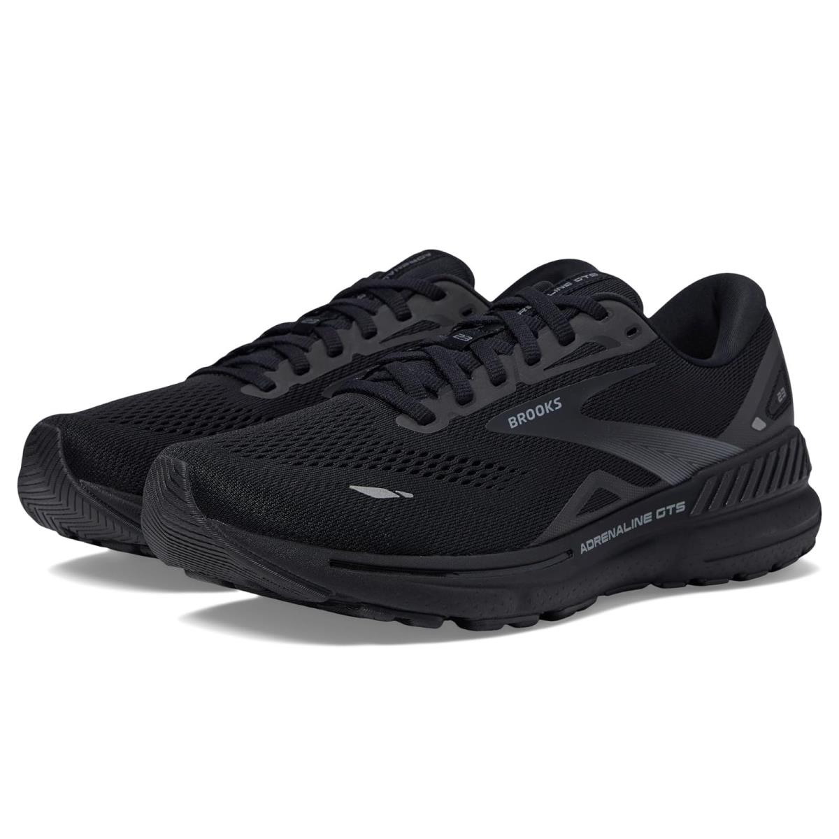 Man`s Sneakers Athletic Shoes Brooks Adrenaline Gts 23 Black/Black/Ebony