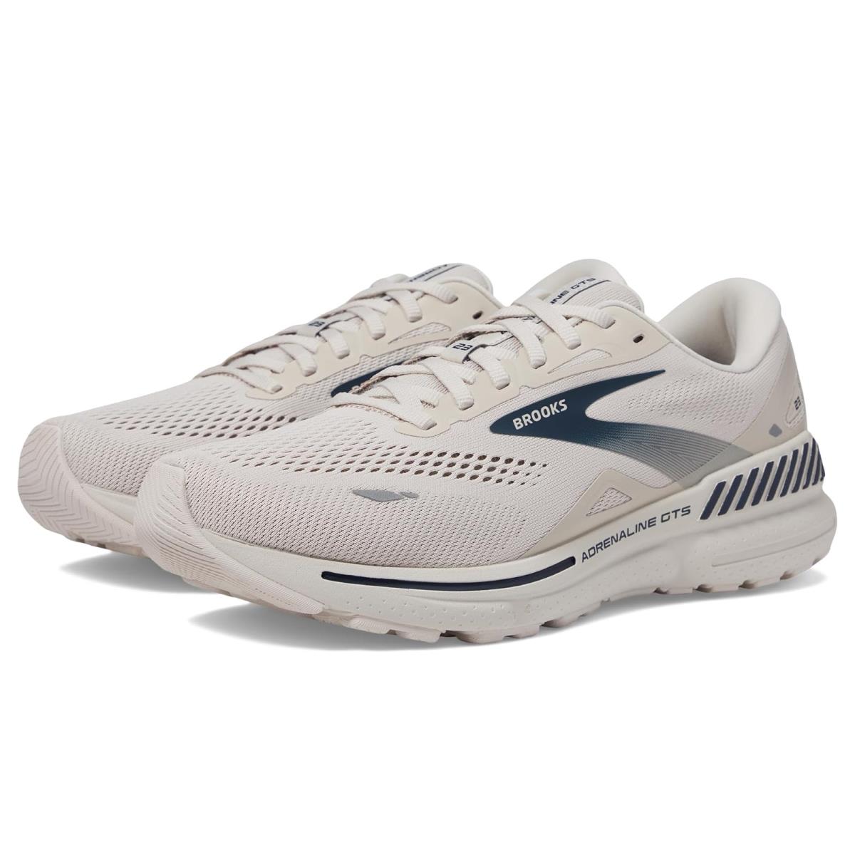 Man`s Sneakers Athletic Shoes Brooks Adrenaline Gts 23 Crystal Grey/Surf The Web/Grey