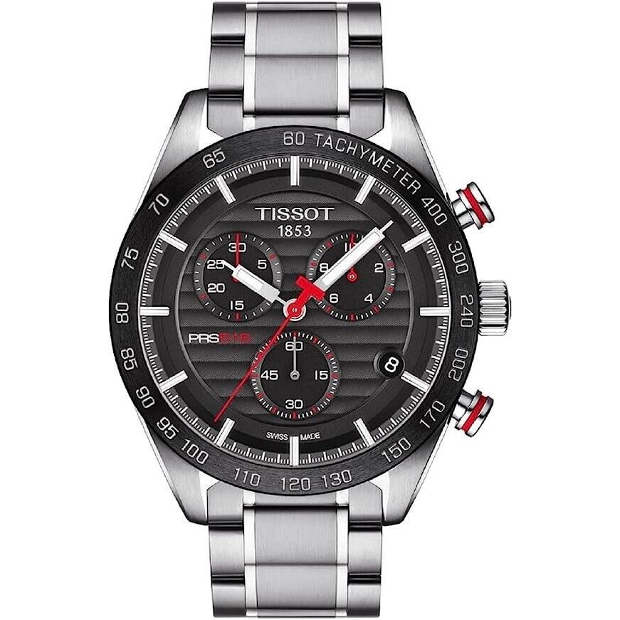 Tissot Prs 516 Chronograph Stainless Steel Men`s Swiss Watch T1004171105101