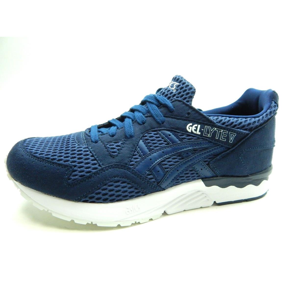 Asics Men`s Gel Lyte V Indigo Blue Shoes Size 12
