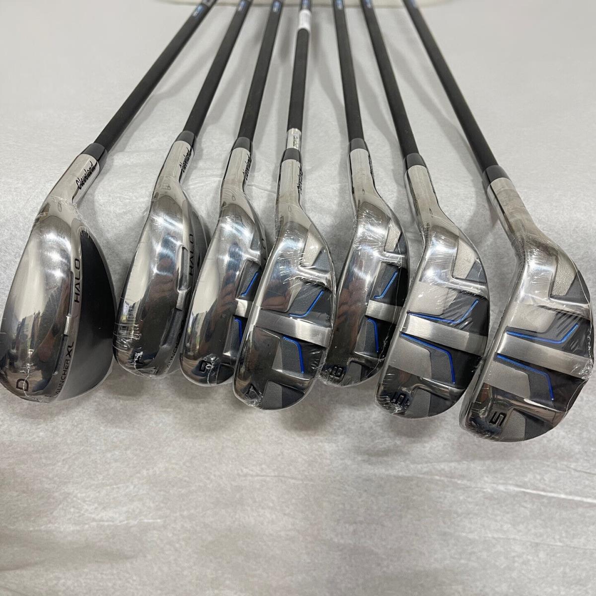 Cleveland Launcher XL Halo Irons -steel Graphite / Regular / Stiff /senior - Silver