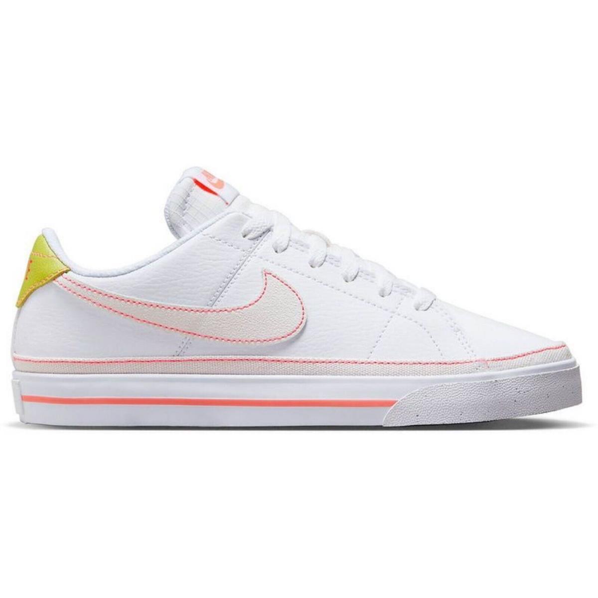 Nike shoes Court Legacy - White , White/Pink Punch/Green Cactus Manufacturer 12