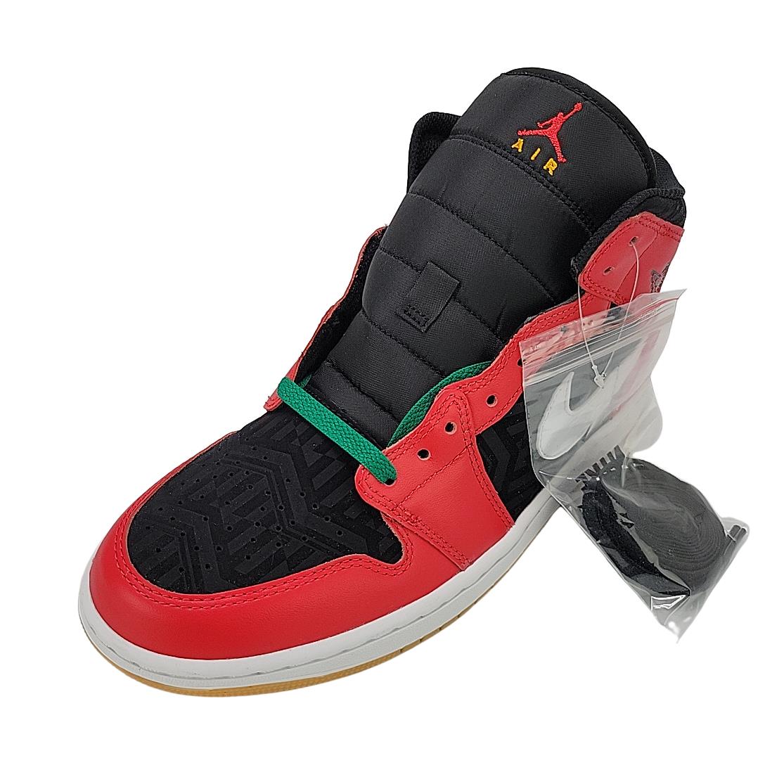 Nike Air Jordan 1MD SE Men`s Shoes Christmas Black/red Multi Sz DQ8417-006