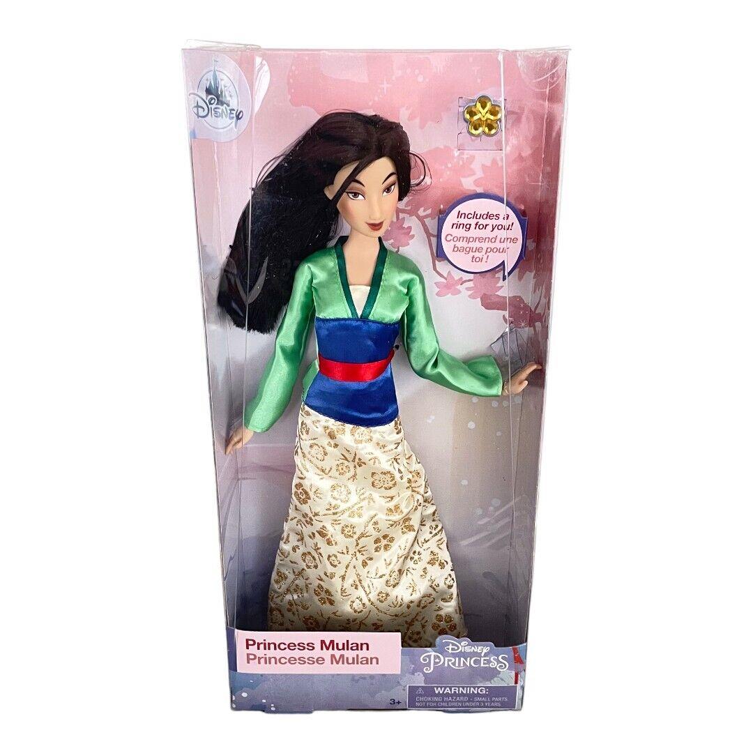 Disney Store Princess Mulan Classic Doll with Ring