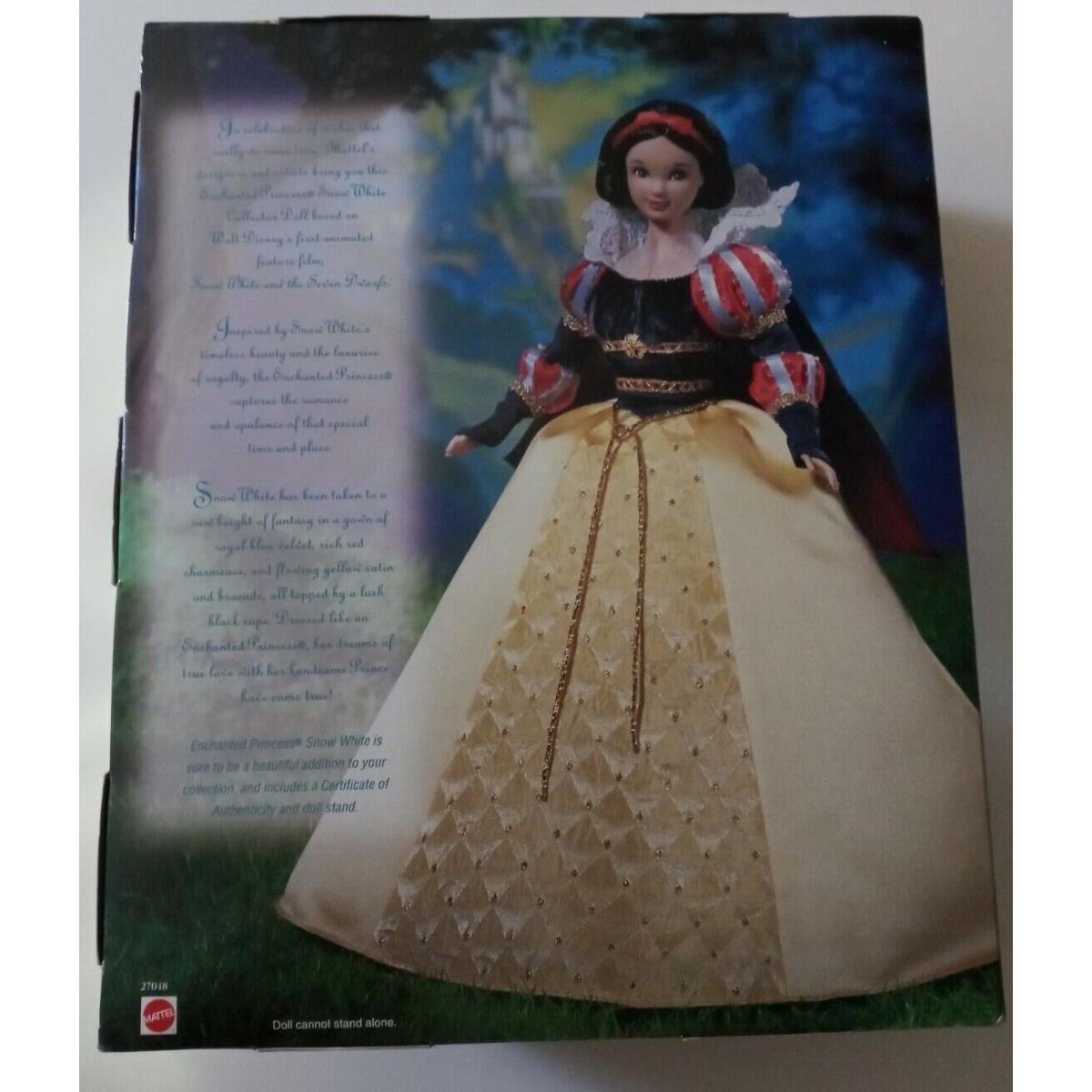 Disney Snow White Collector Edition Enchanted Princess Doll 2000