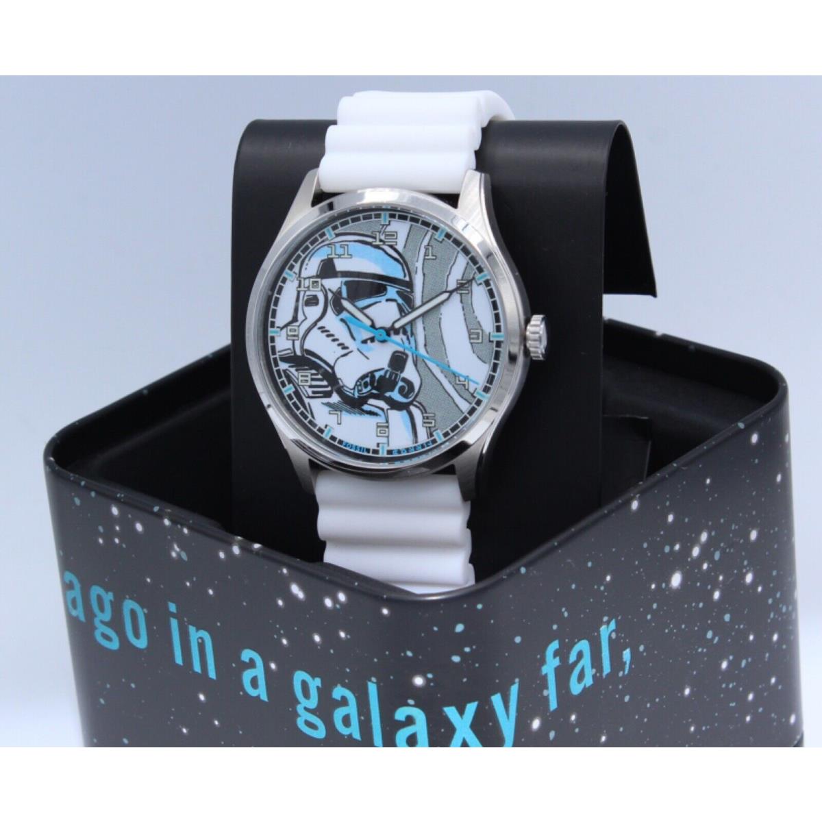 Fossil Star Wars Stormtrooper White Silicone Men`s SE1108 Watch