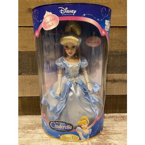 Disney Princess Porcelain Cinderella Keepsake Doll 15 Inch Gala Ball Gown