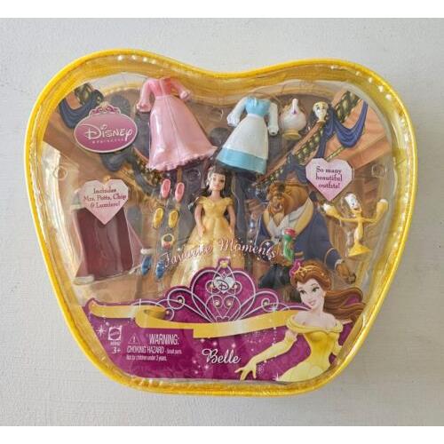 Disney Princess Favorite Moments 2007 K6942 Belle Doll Set Accessories Mattel