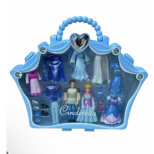 Disney Parks Deluxe Princess Fashion Set Cinderella Polly Pocket Style