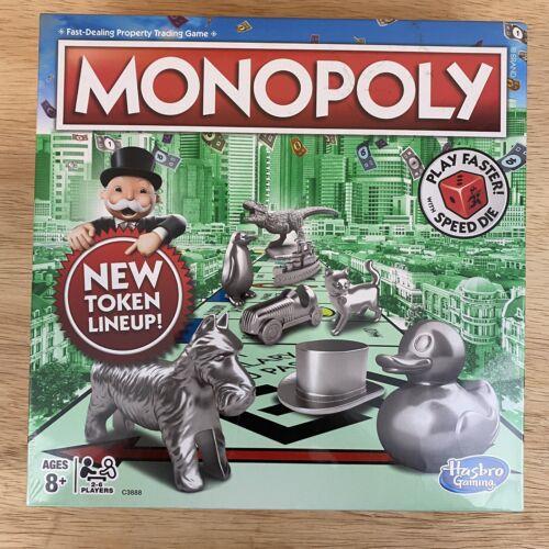 Monopoly Game Classic Family Board Game with Optional Faster Gameplay