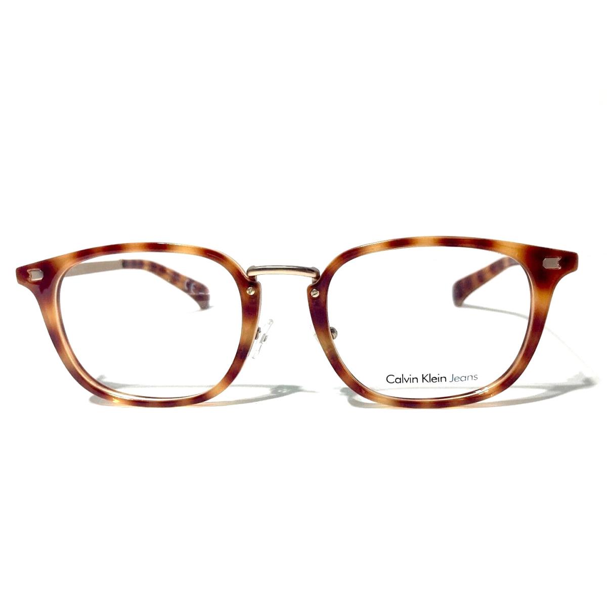 Calvin Klein CKJ494AF 238 Brown Eyeglasses RX 51-20-140 W/ Case