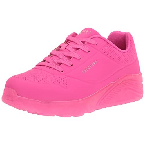 Skechers Unisex-child Street Uno Ice Sneaker Hot Pink