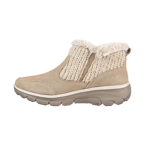 Skechers Women`s Easy Going-warmhearted Ankle Boot Dark Natural