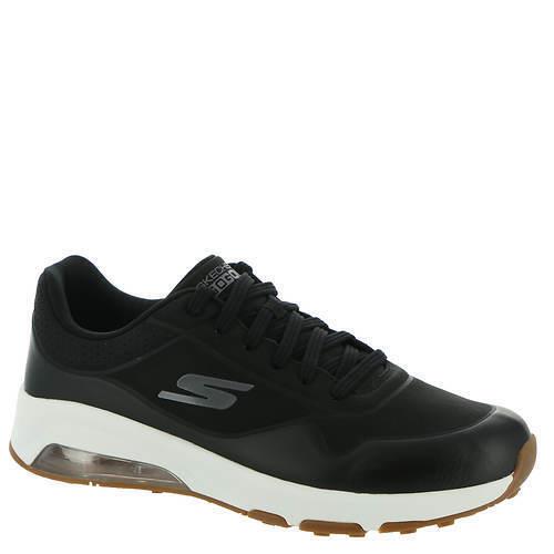Mens Skechers Performance GO Golf Skech Air-dos Black Gold Leather Shoes