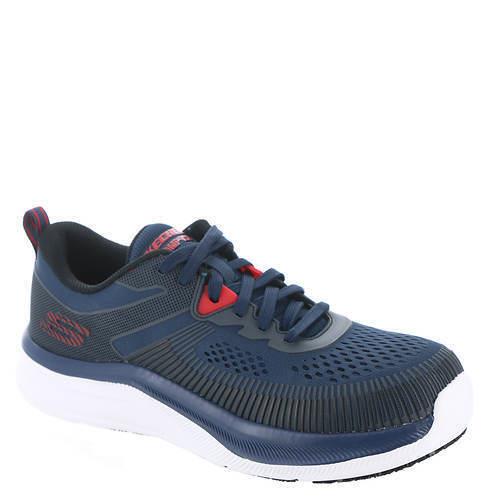 NEW Mens SKECHERS PERFORMANCE GO RUN LITE-220894 Black White Red MESH Shoes