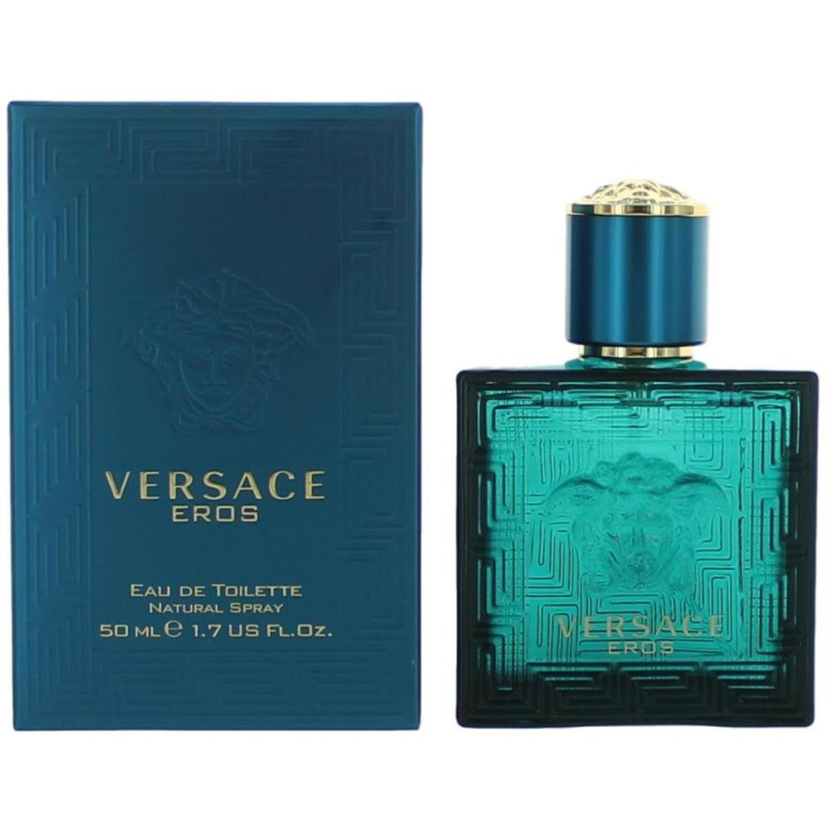 Versace Men`s Eau De Toilette Spray Eros Exquisite Fragrance 1.7 oz